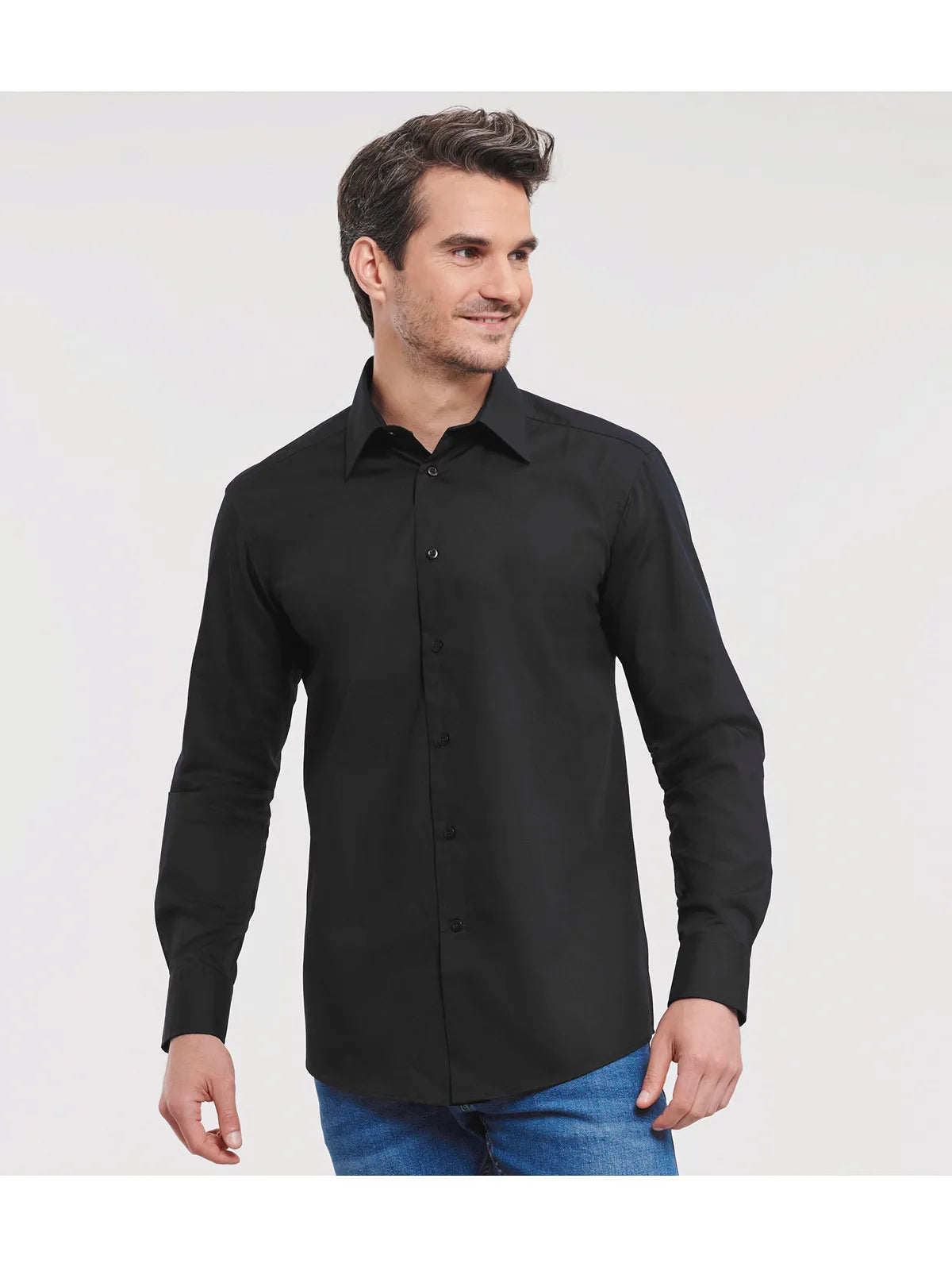 Men´s LS Polycotton Easy Care Tailored Poplin Shir