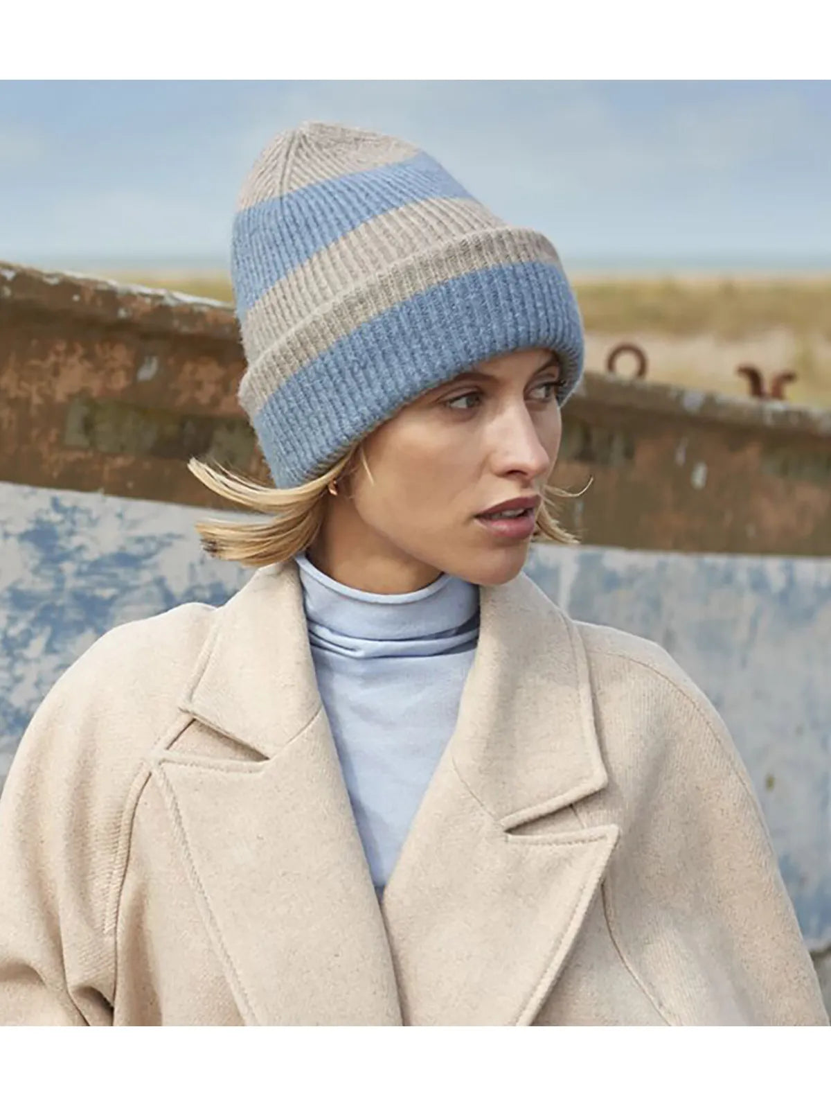 Colour Block Beanie