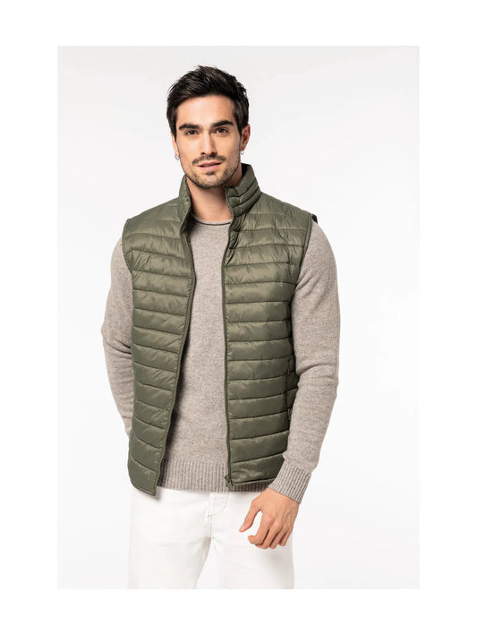 Men's lightweight recycled padded bodywarmer - Tryckeribolaget