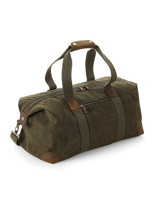 Heritage Waxed Canvas Holdall - Tryckeribolaget