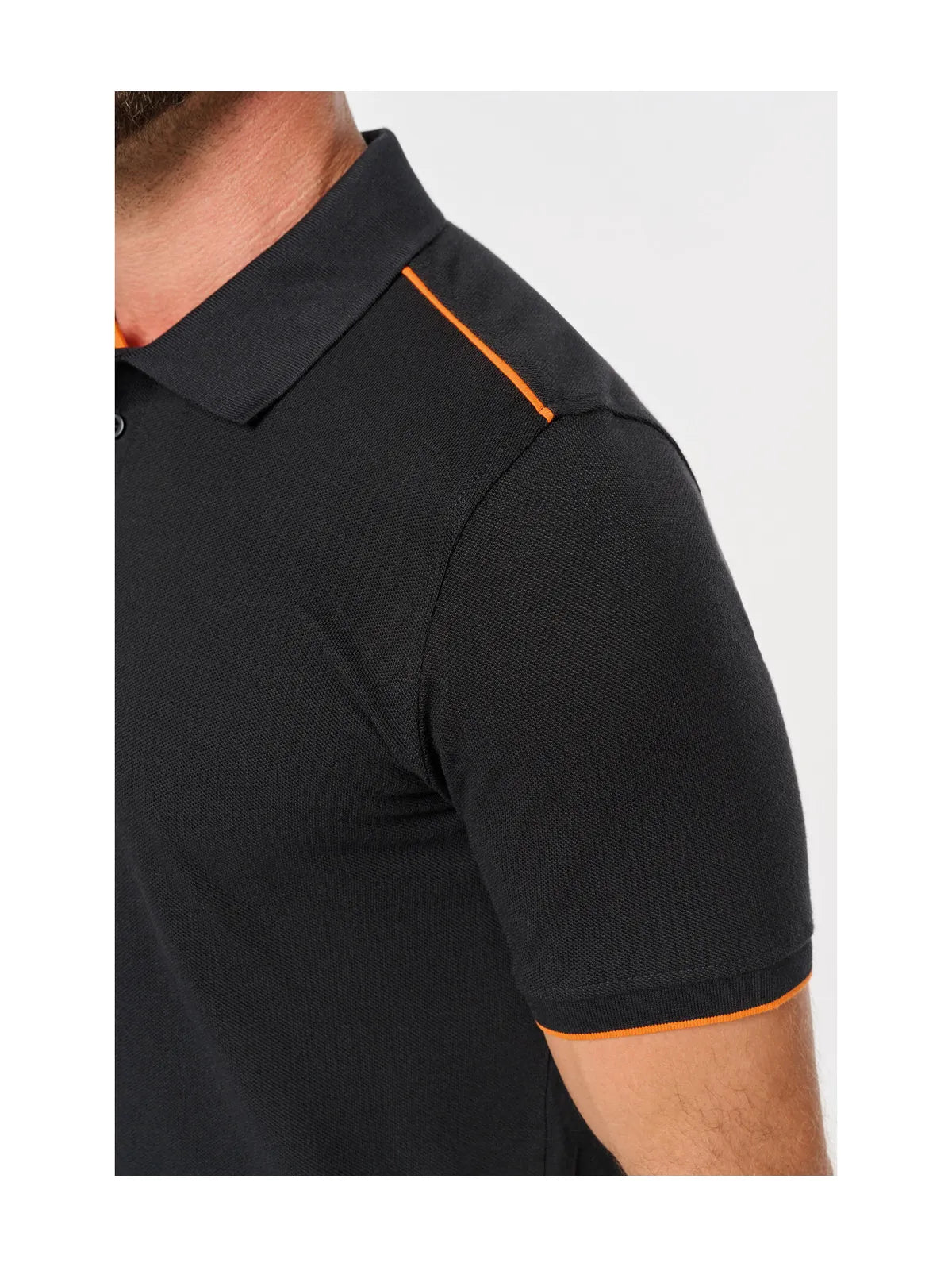 Men's Short-Sleeved Contrasting Day To Day Polo