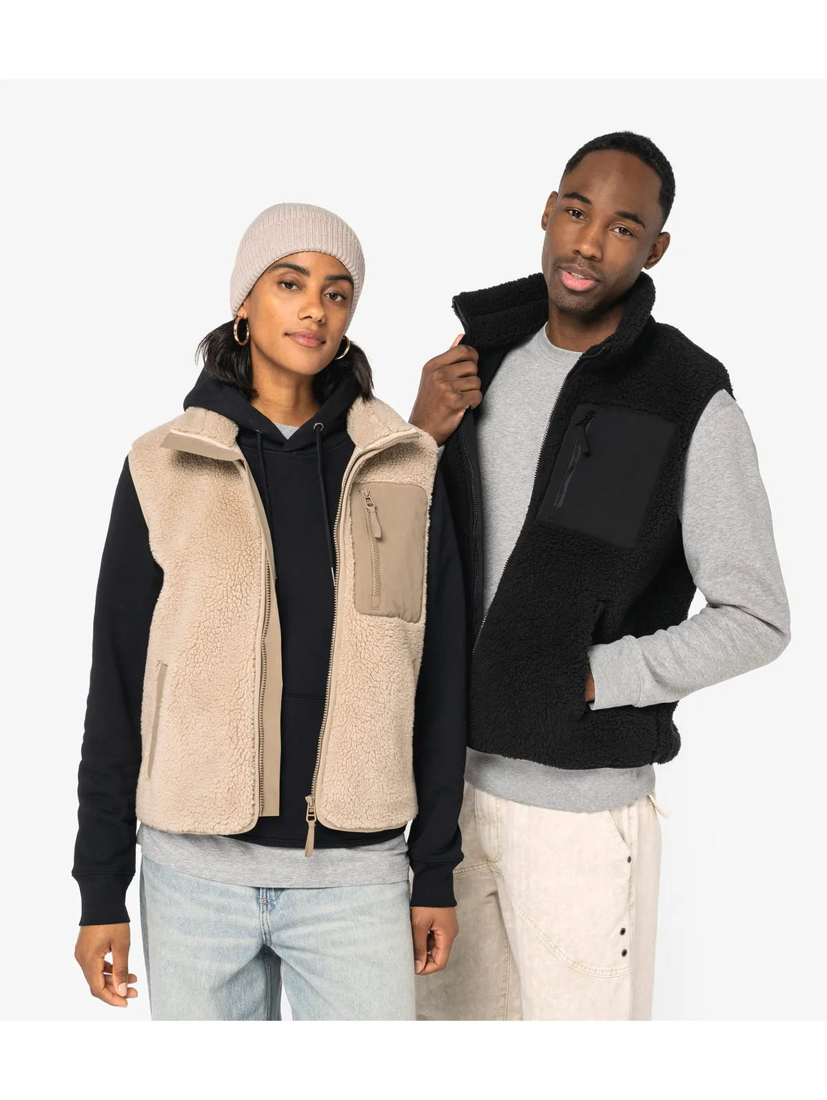 Unisex Eco-Friendly Sherpa Bodywarmer