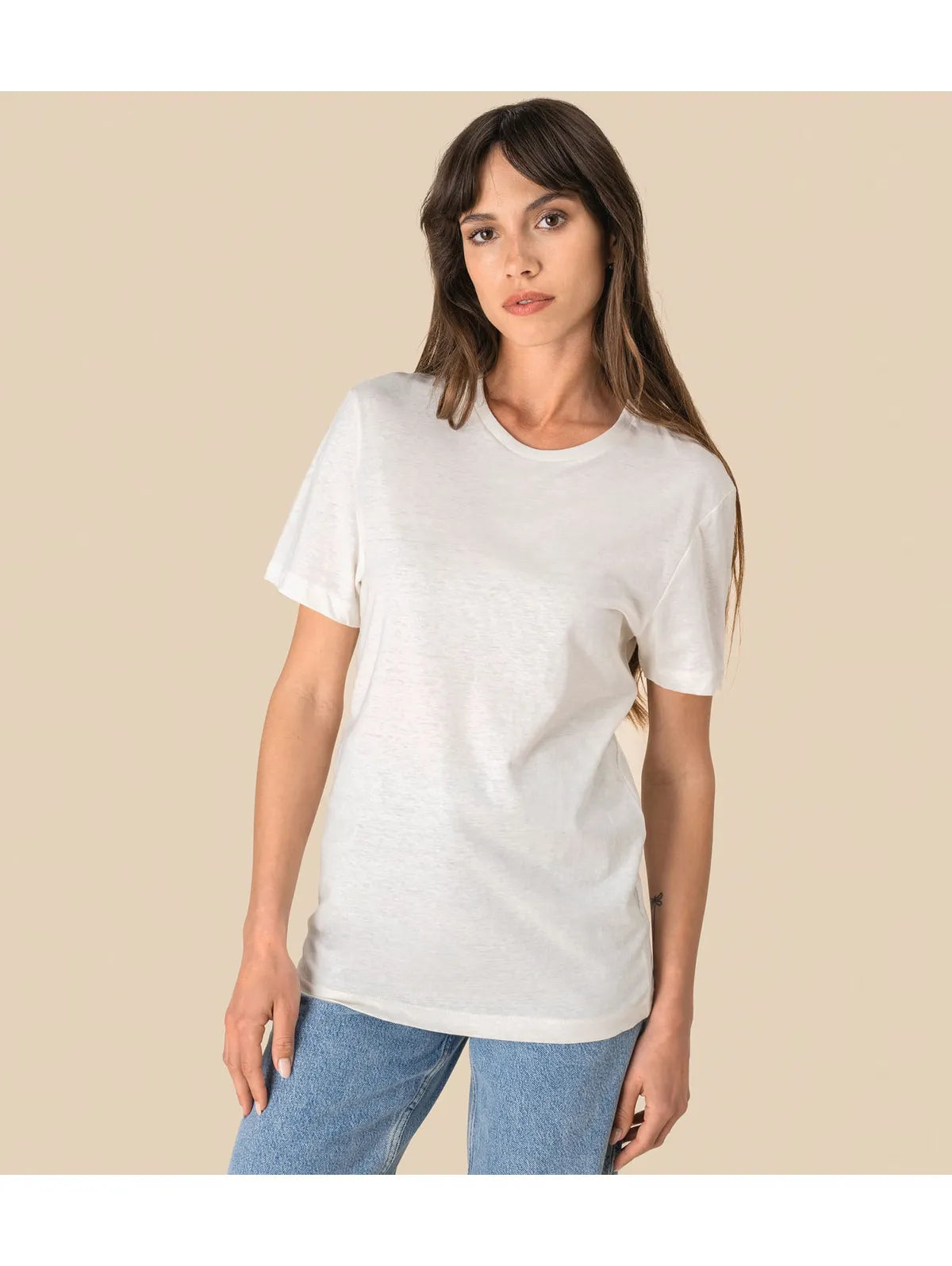 Eco-Friendly Unisex Organic Cotton and Linen T-shirt