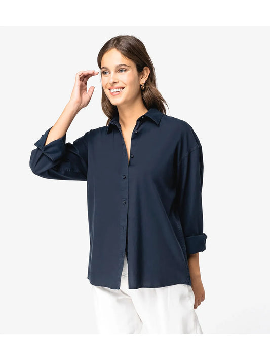 Eco-friendly ladies’ lyocell shirt - Tryckeribolaget
