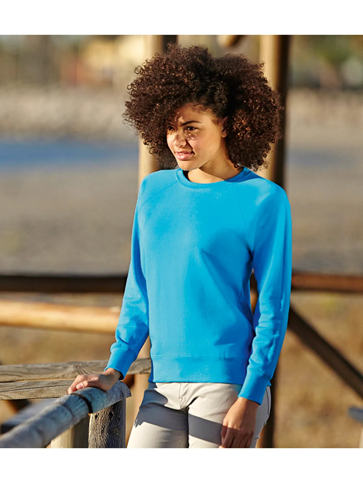 Ladies Lightweight Raglan Sweat