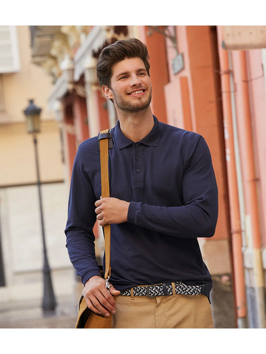 Premium Long Sleeve Polo