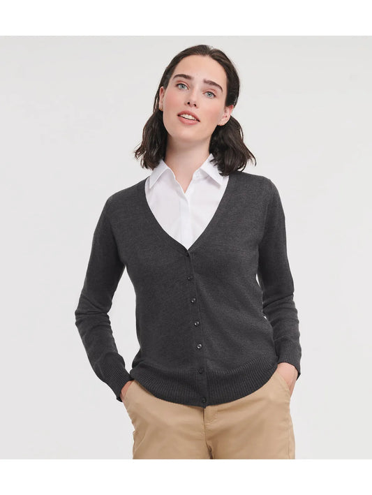 Ladies´ V-Neck Knitted Cardigan