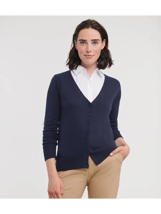 Ladies´ V-Neck Knitted Cardigan