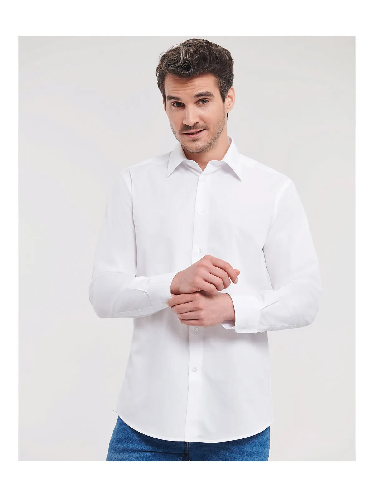 Men´s LS Polycotton Easy Care Tailored Poplin Shir