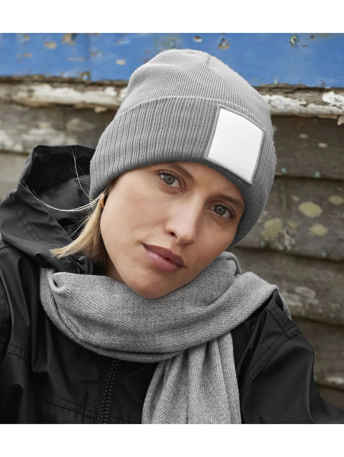 Appliqué Patch Beanie