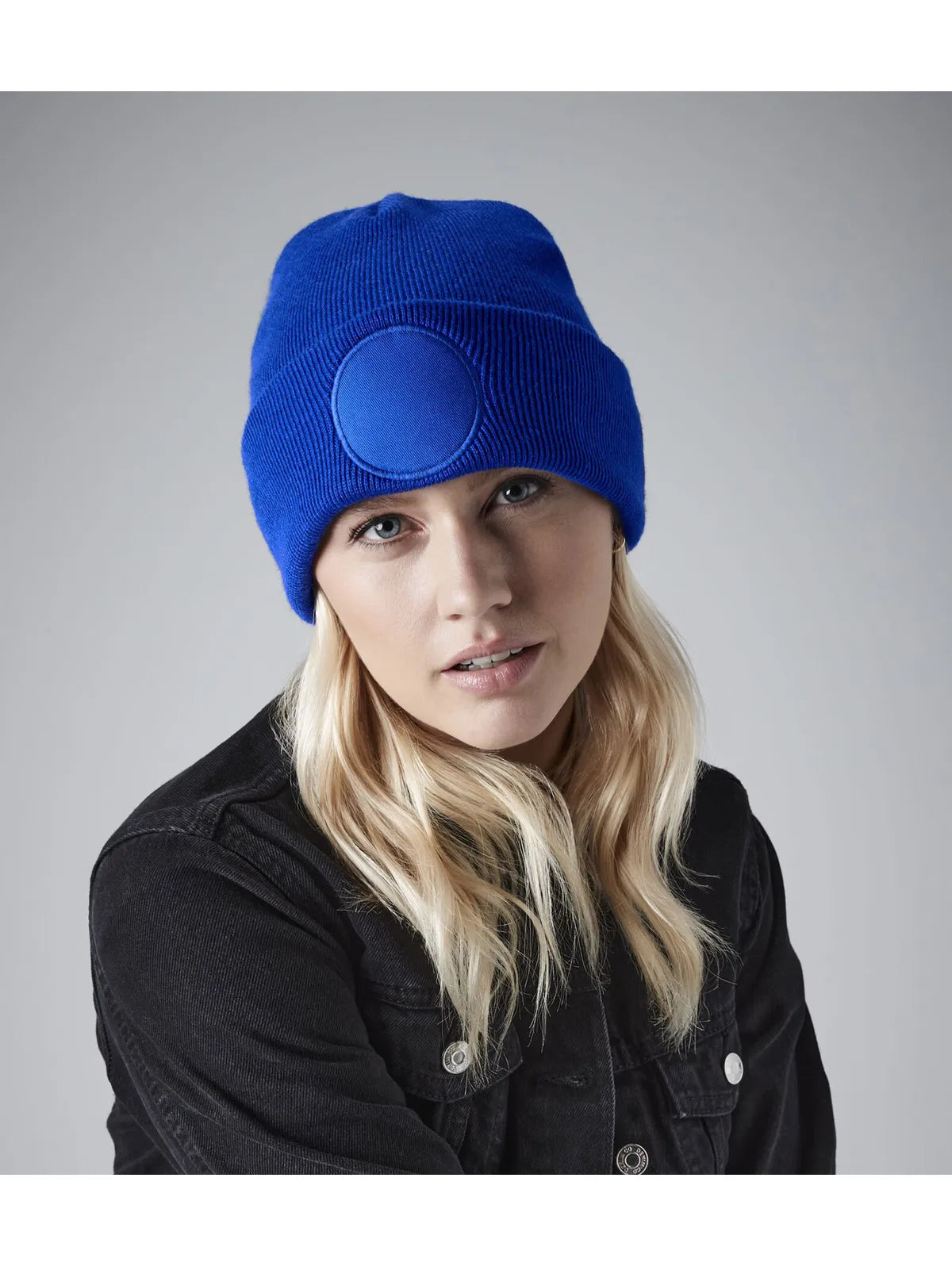 Circular Patch Beanie
