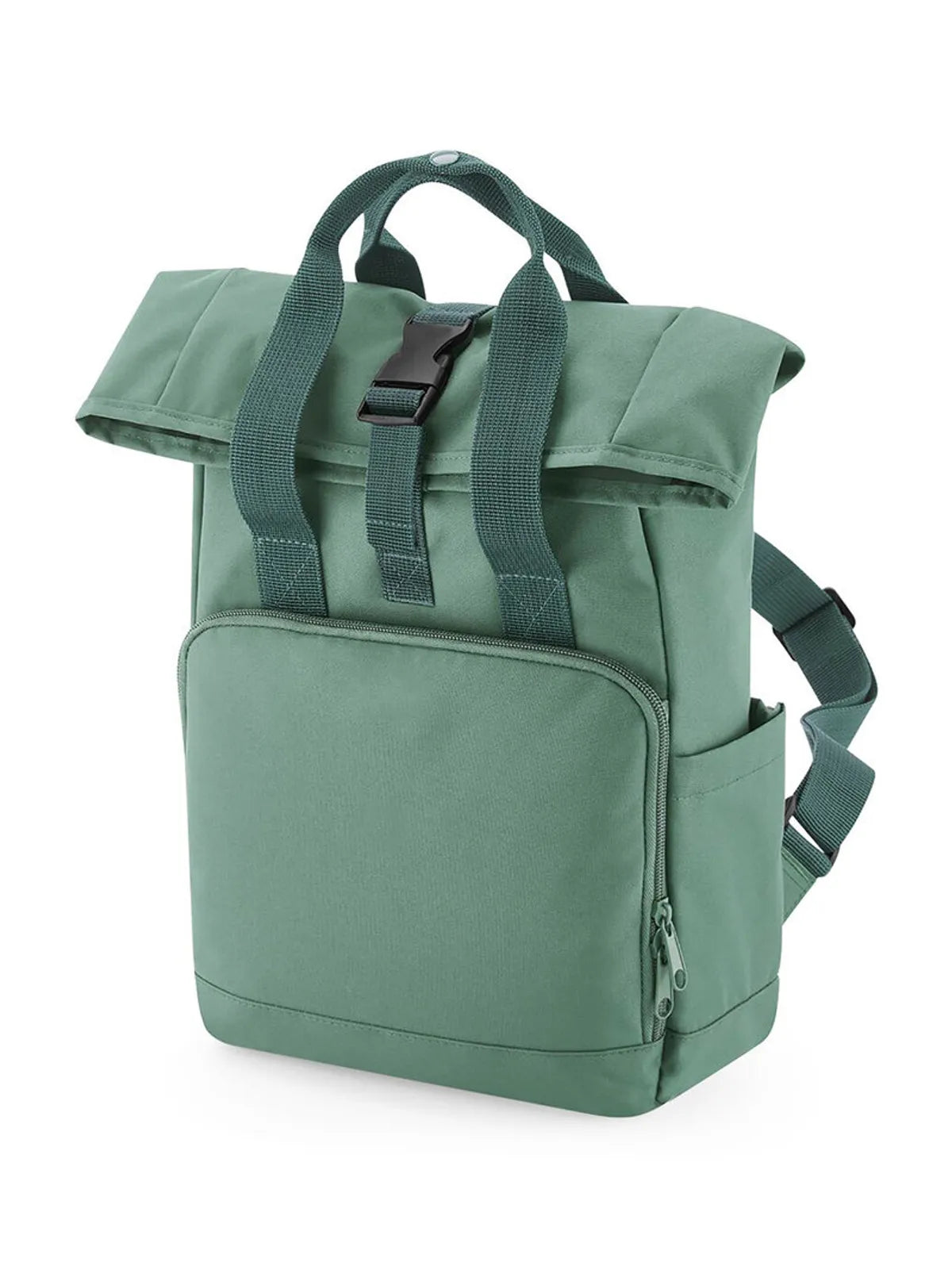 Recycled Mini Twin Handle Roll-Top Backpack