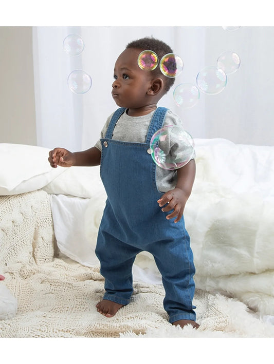 Baby Rocks Denim Dungarees