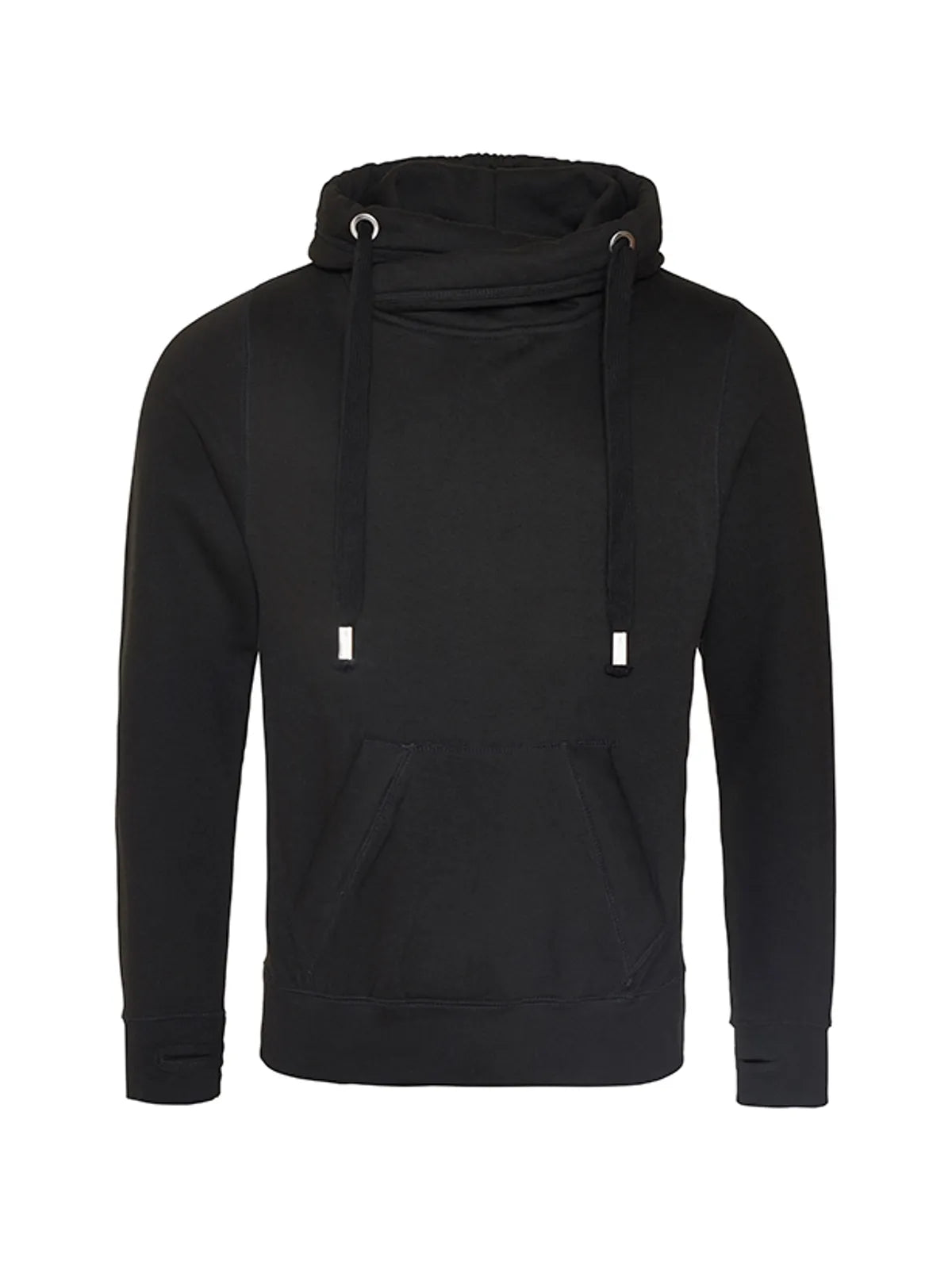 Cross Neck Hoodie