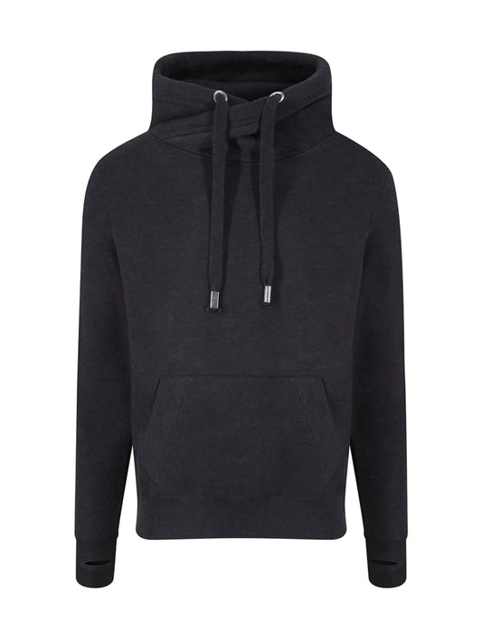 Cross Neck Hoodie