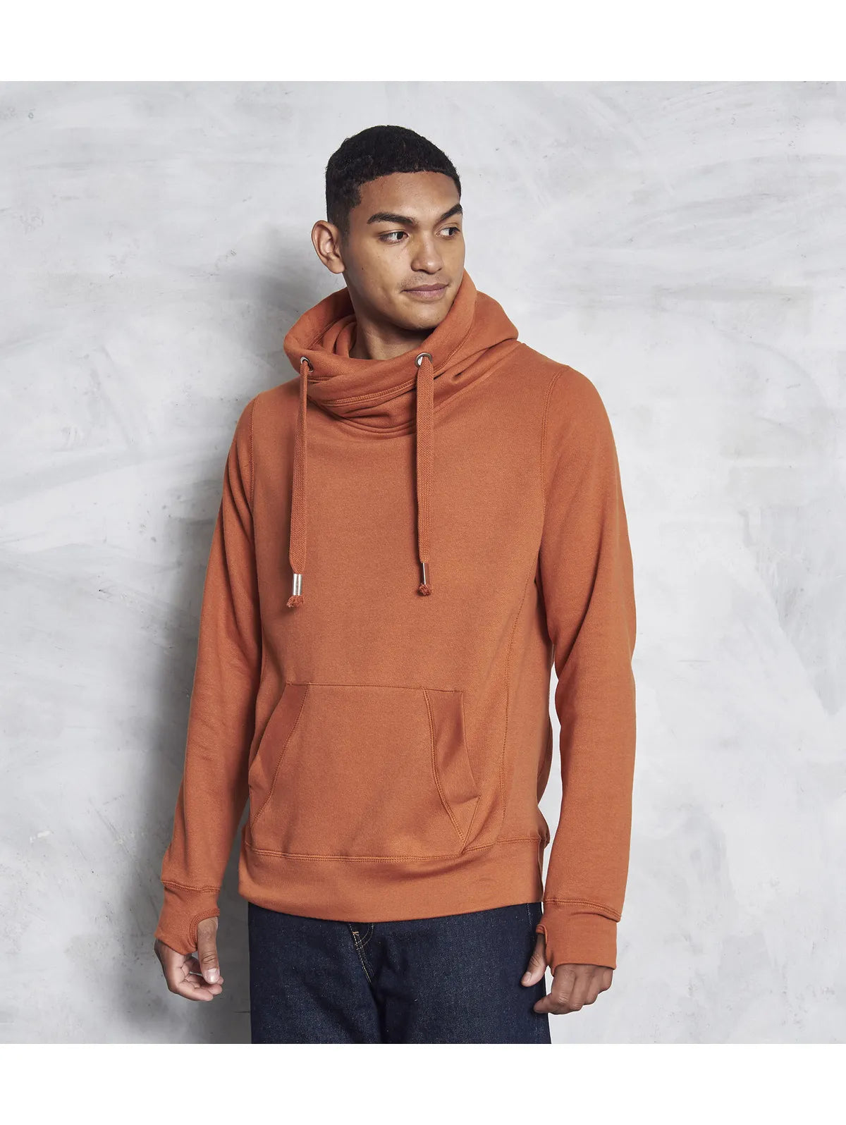 Cross Neck Hoodie