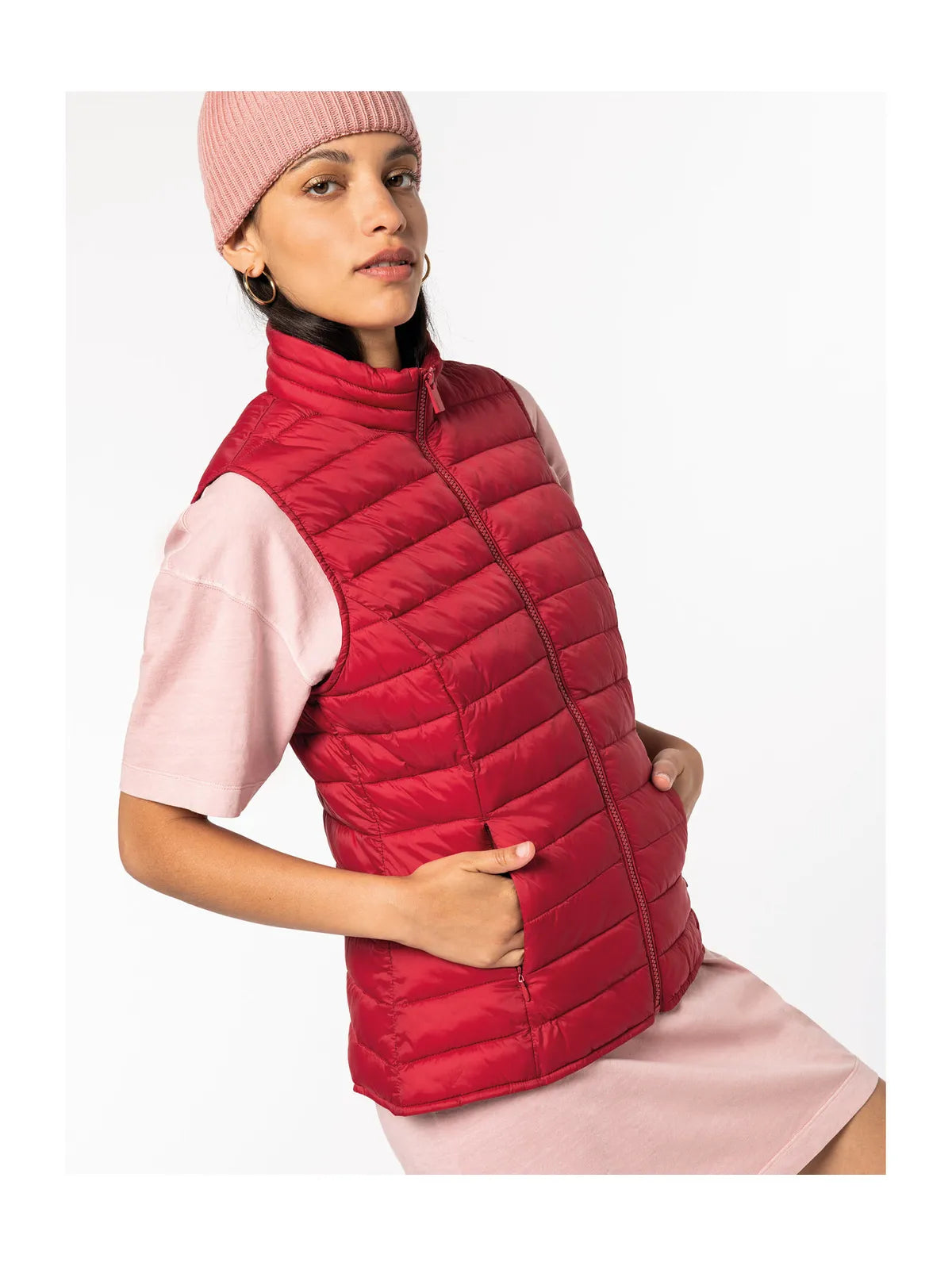 Ladies lightweight recycled padded bodywarmer