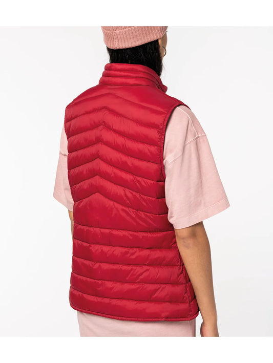 Ladies lightweight recycled padded bodywarmer
