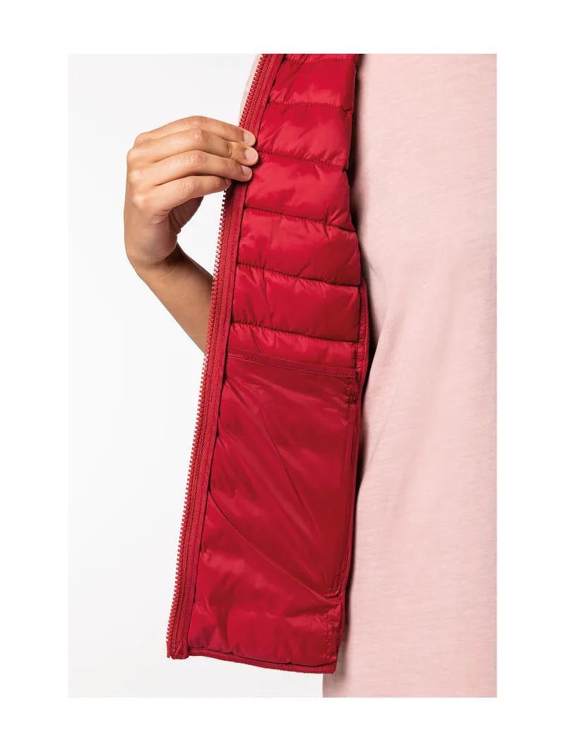 Ladies lightweight recycled padded bodywarmer