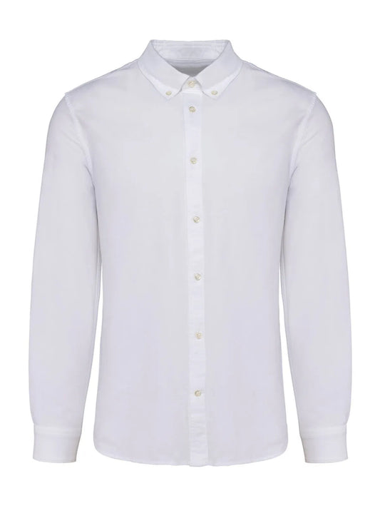 Men Oxford Long-Sleeved Shirt