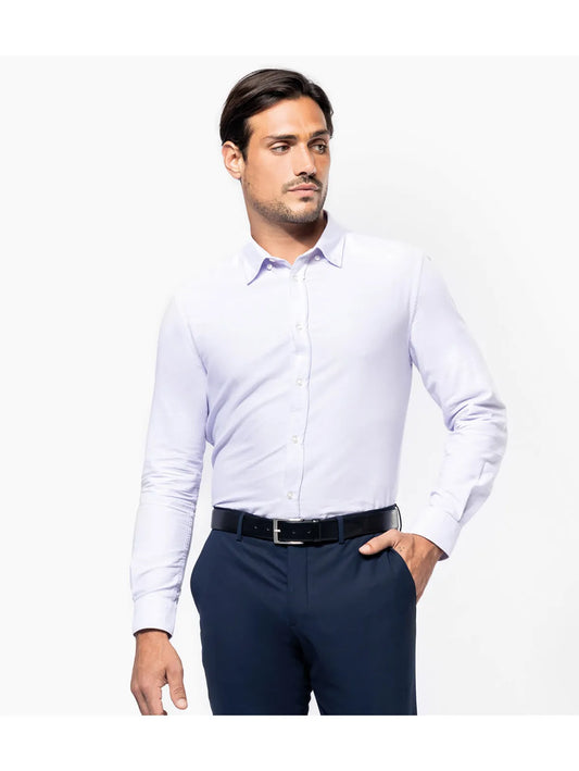 Men Oxford Long-Sleeved Shirt
