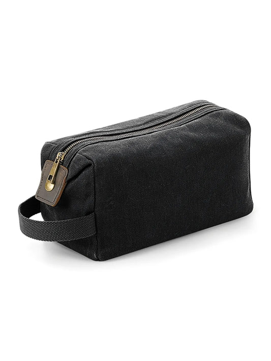 Heritage Waxed Canvas Wash Bag