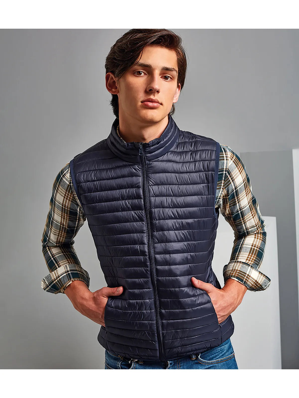 Tribe fineline padded gilet