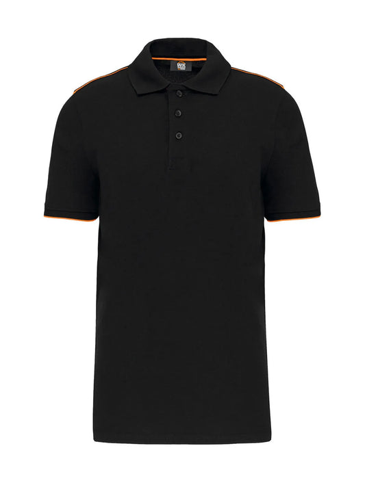 Men's Short-Sleeved Contrasting Day To Day Polo