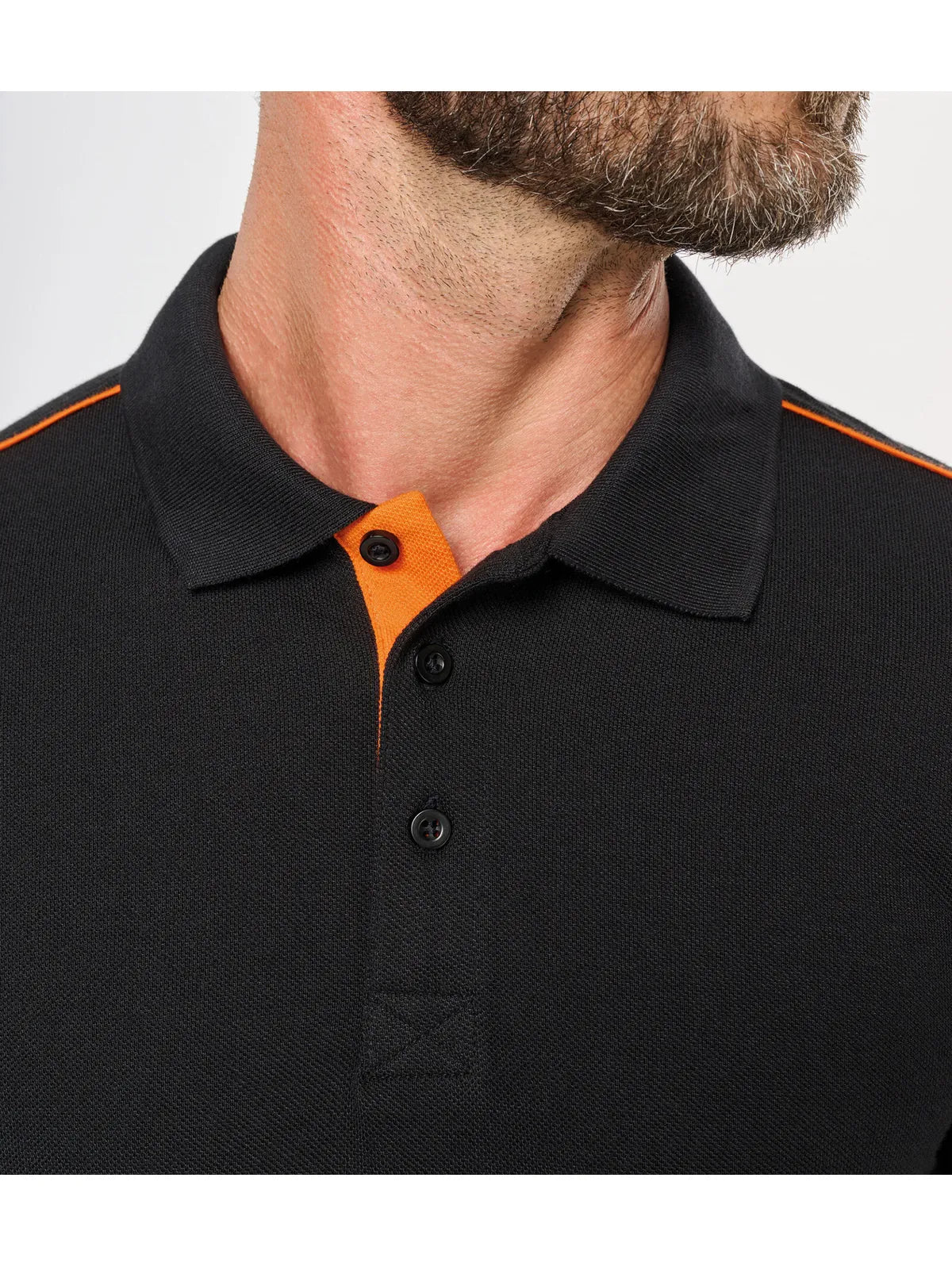 Men's Short-Sleeved Contrasting Day To Day Polo