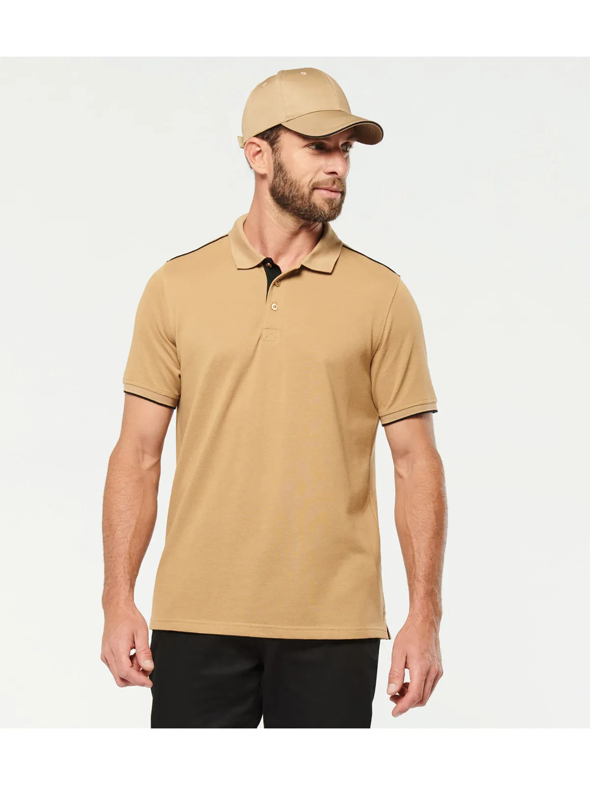Men's Short-Sleeved Contrasting Day To Day Polo