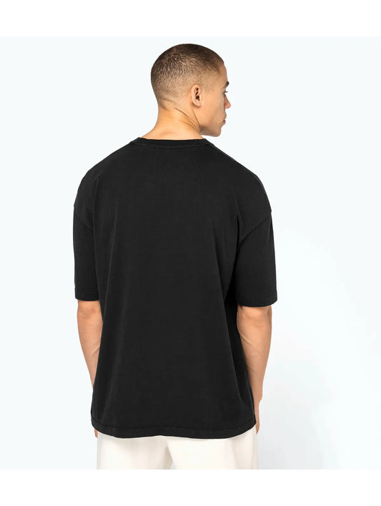 Eco-Friendly Men's Washed Effect Oversized T-shirt
