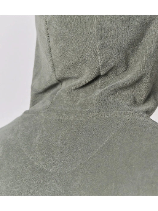 Eco-Friendly Men's Terry Towel Full Zip Hoodie