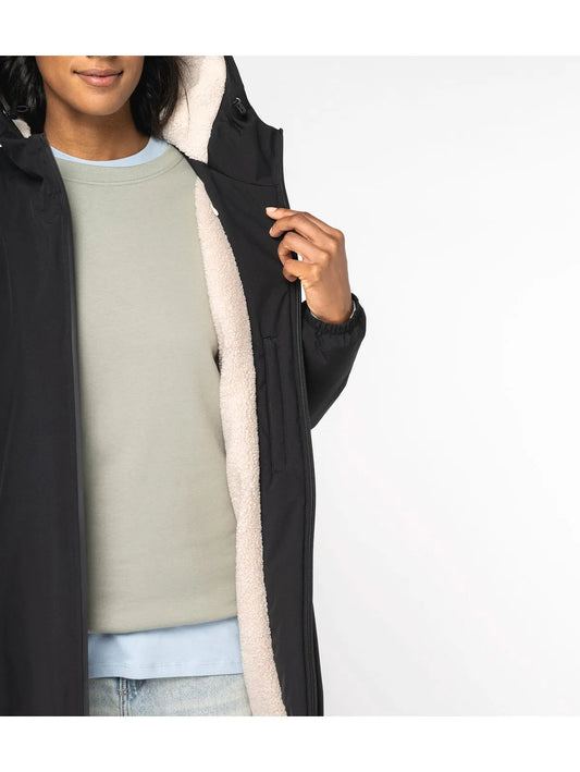 Eco-Friendly Unisex Sherpa-Lined Waterproof Jacket
