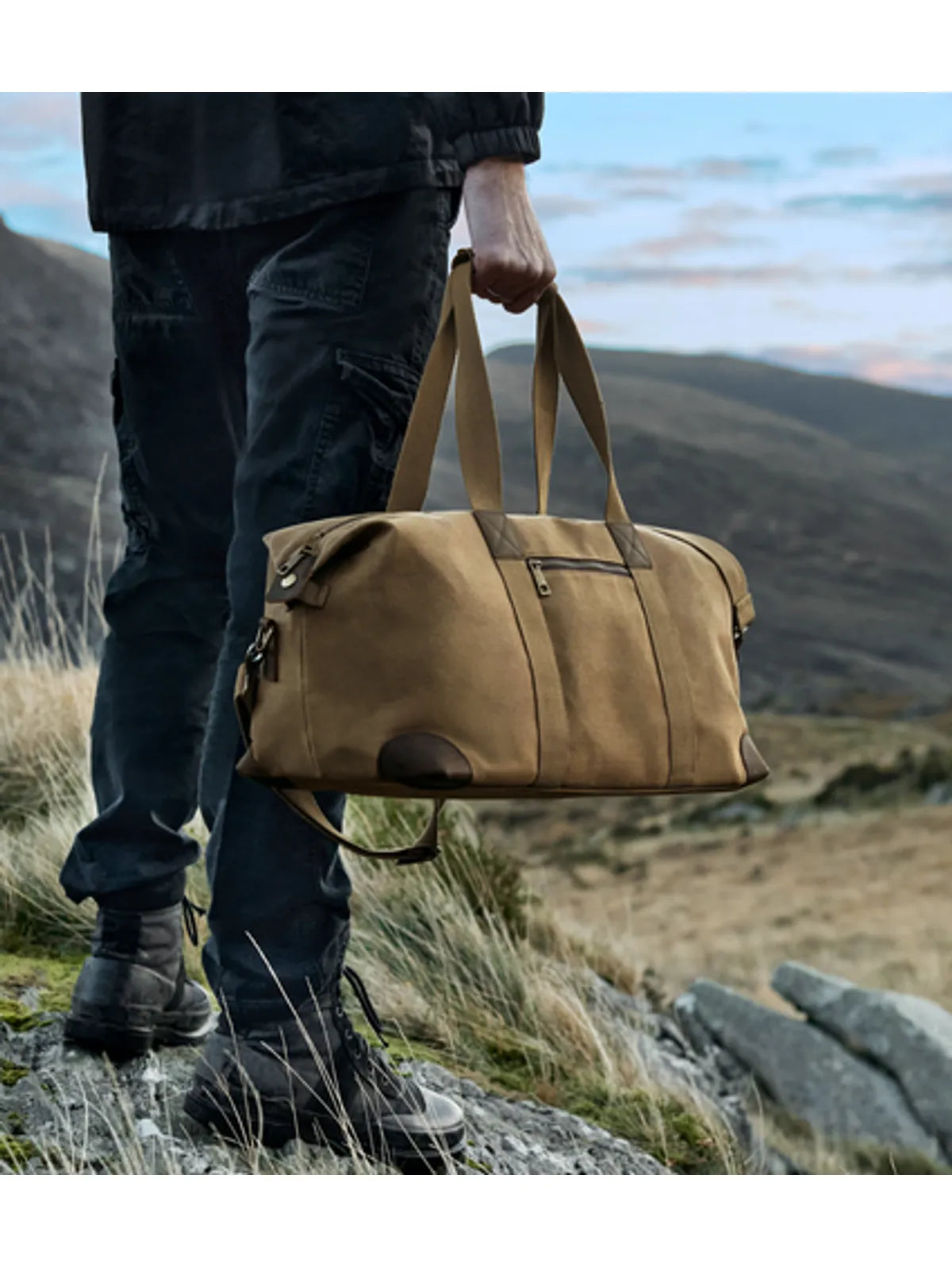 Heritage Waxed Canvas Holdall